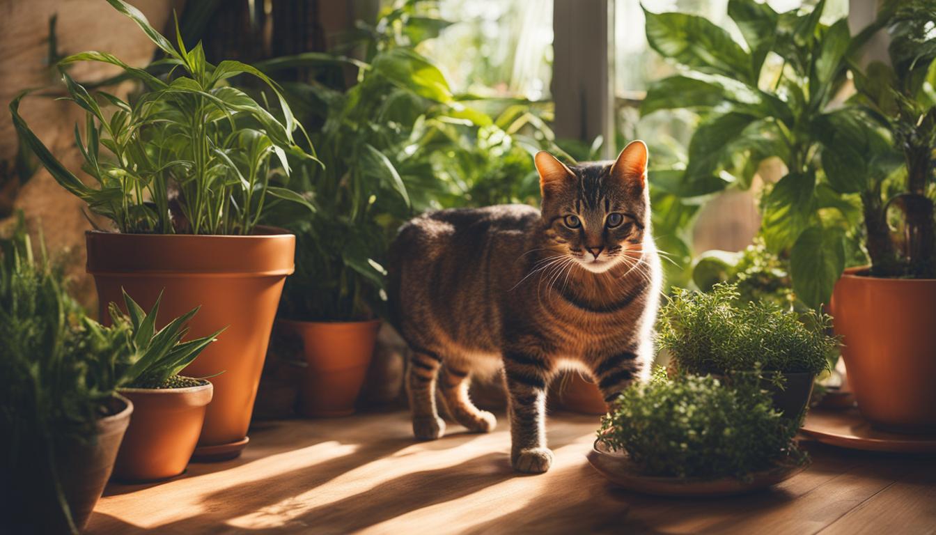 Plantes d'intérieur pour chat