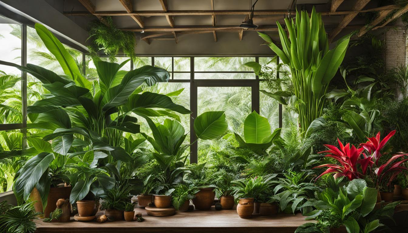 Plantes d'intérieur tropicales