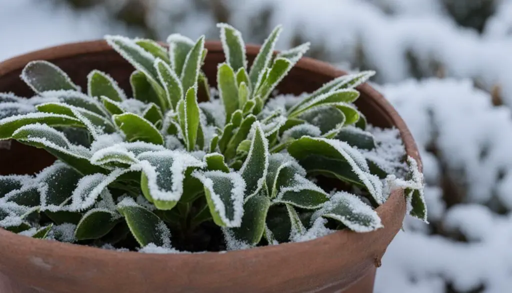 Protection contre le gel pour vos plantes vivaces en pot