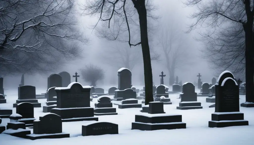 arbustes pour cimetière en hiver