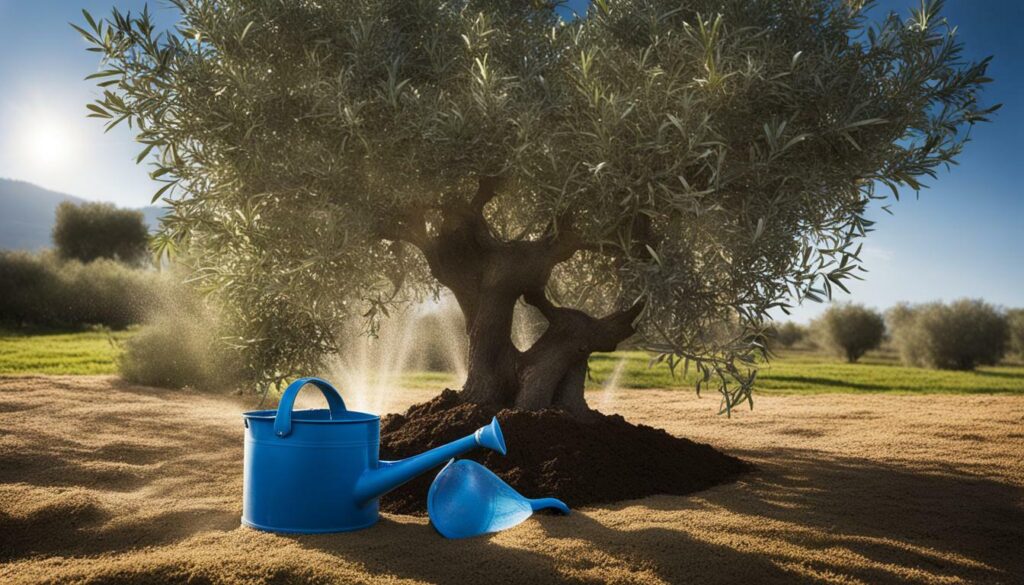 arrosage olivier