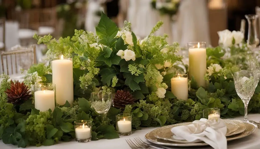 plantes décoratives pour un mariage