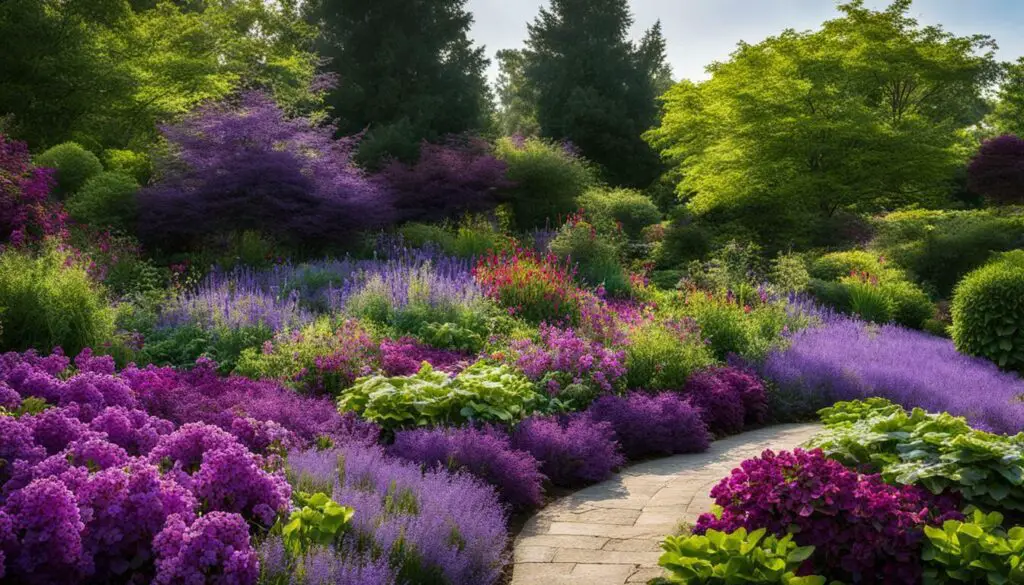 plantes vivaces à floraison violette