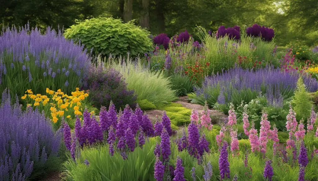 plantes vivaces violettes
