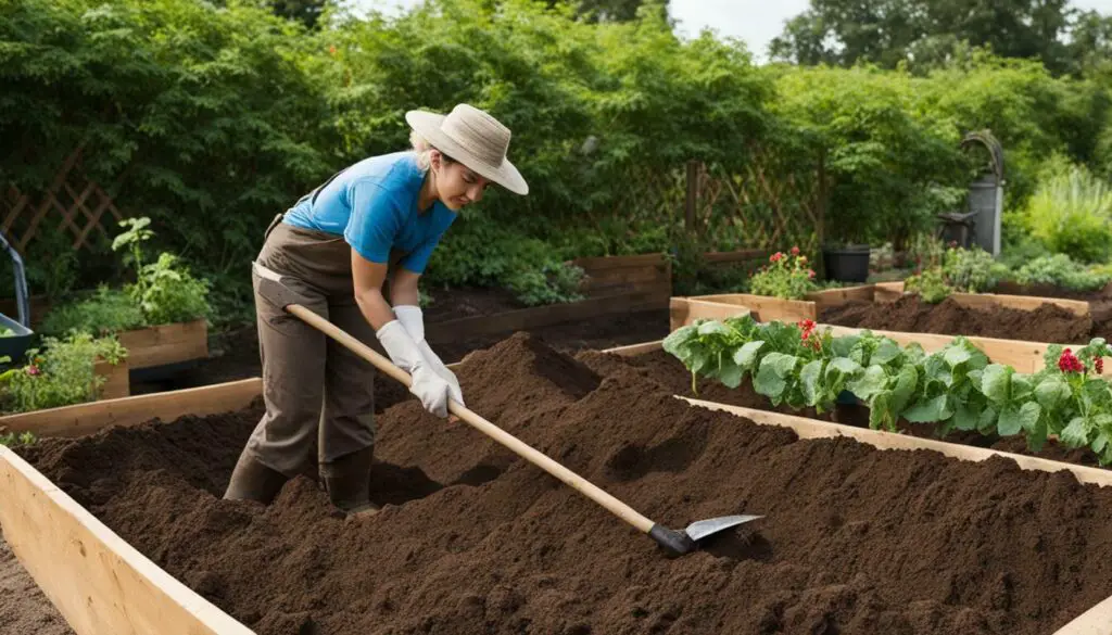 préparer le sol pour les radis